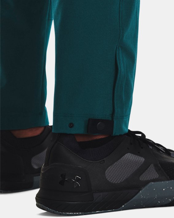 Men's UA Unstoppable Brushed Pants in Green image number 3
